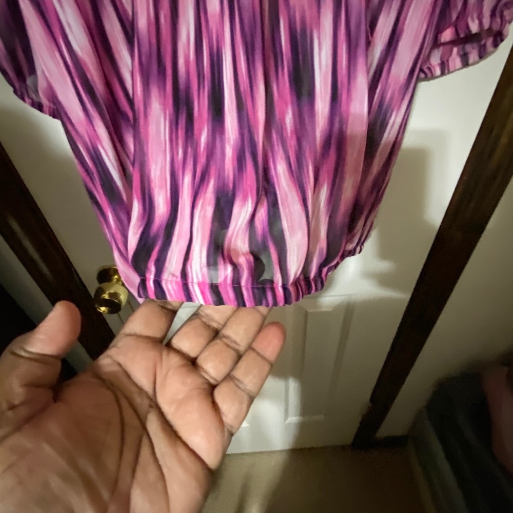 LANE BRYANT Woman’s Sheer Blouse - Picture 5 of 6